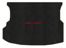 Lloyd Berber Trunk Mat for '12-16 Challenger w/Block Red on Black Challenger