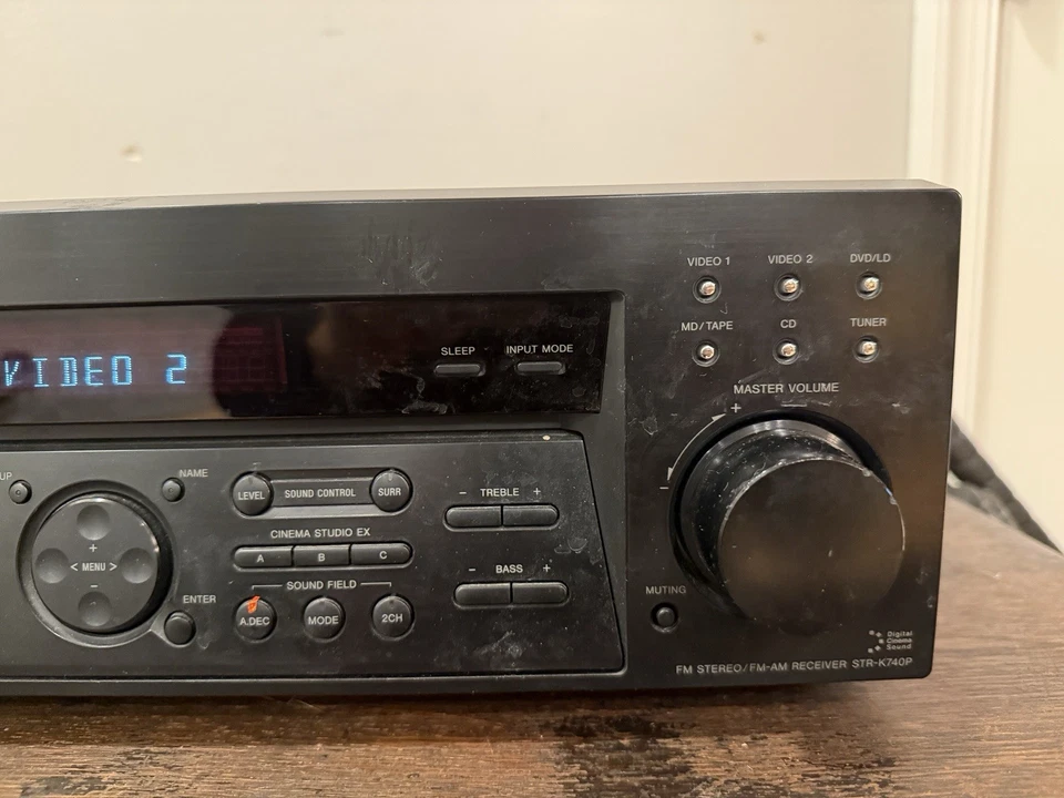 Sony STR-K740P 5.1 Channel HiFi Stereo AM/FM Tuner No Remote - Image 4 of 4