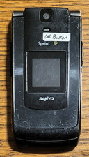 Sanyo Katana 2 II SCP-6650 - Black Sprint Cellular Flip Phone