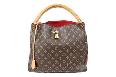LOUIS VUITTON Gaia Monogram Canvas Shoulder Bag One Shoulder