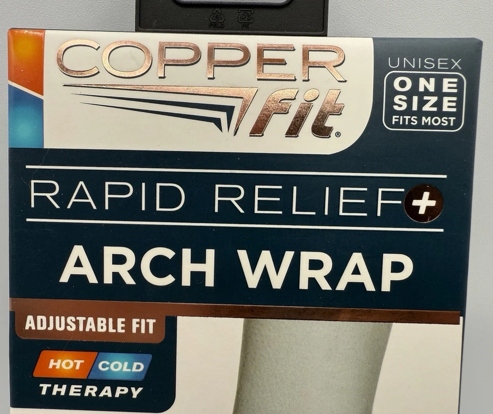 Copper Fit Unisex Arch Rapid Relief Plus with Gel Pack, Adjustable Fit One Size - Image 2 of 4