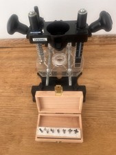 Dremel Plunge Router And Box Of Bits Tools Not Used