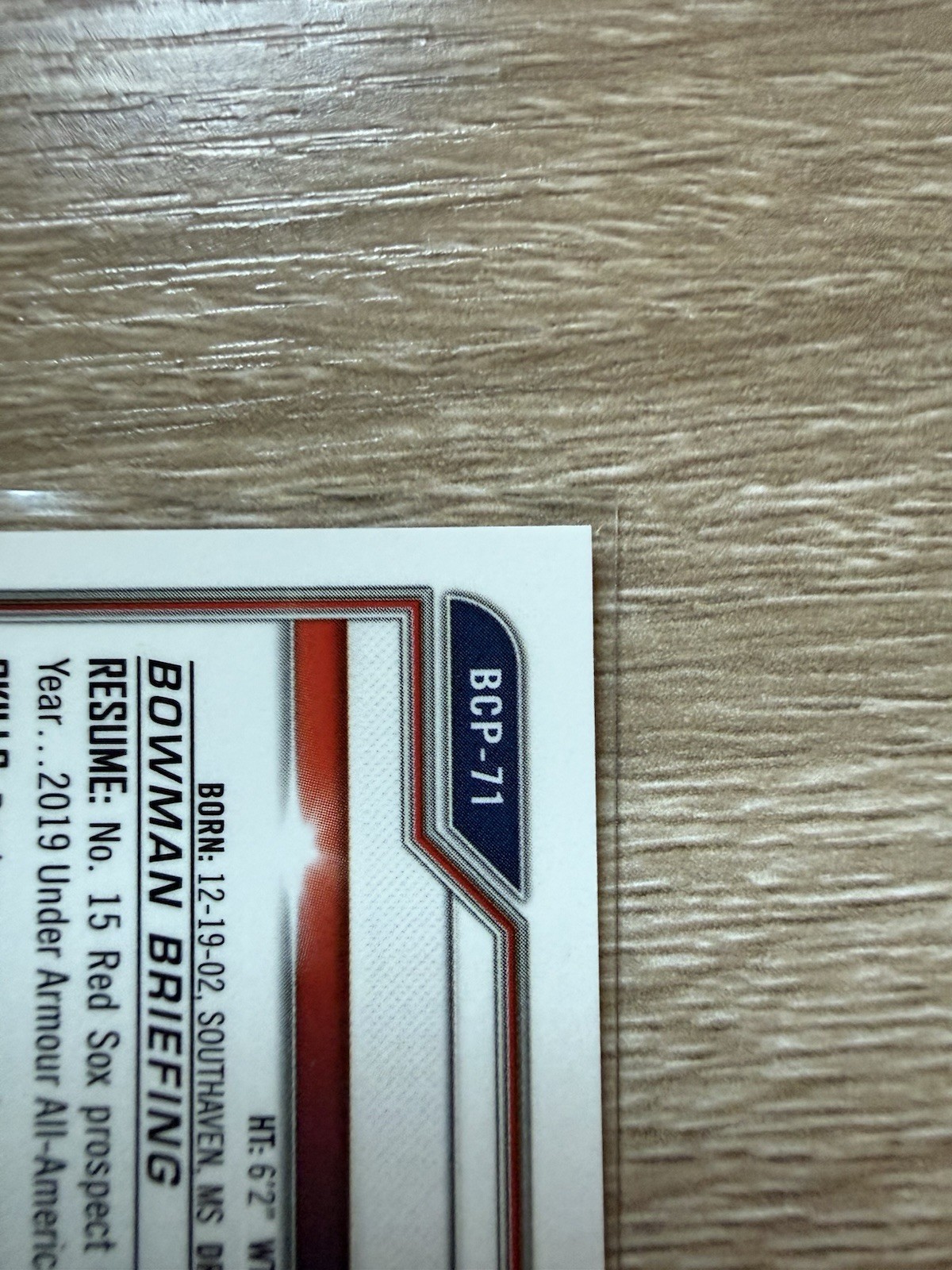 2021 Bowman Sapphire Chrome Prospects Orange Refractor /75 Blaze Jordan view 8