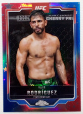 2025 Topps Chrome UFC: Yair Rodriguez [Red White & Blue Refractor] (#95)