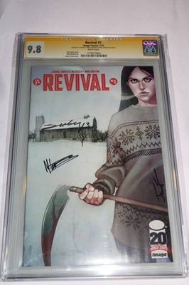 SS CGC 9.8 Revival 1 2012 Signed 3x Frison Seeley Norton GGA BGA SyFy TV Show
