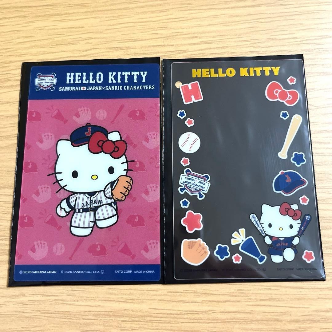 Taito Kuji Samurai Japan x Sanrio Characters G Prize Clear Card Set
