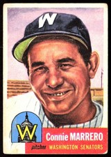Connie Marrero 1953 Topps #13 Washington Senators