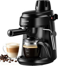 Cafetera Espresso 3.5 Bar 4 Tazas con Espumad...