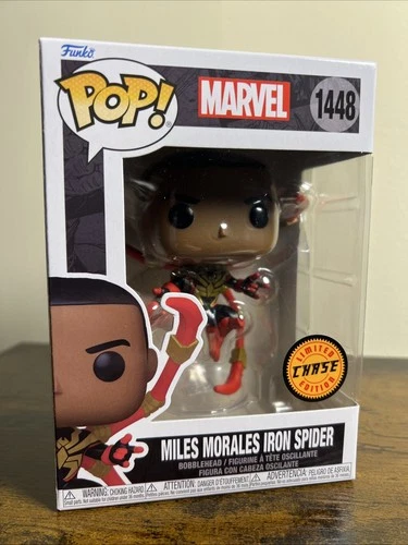 Funko Pop! Vinyl: Marvel - Miles Morales Iron Spider (Chase) #1448 + Protector