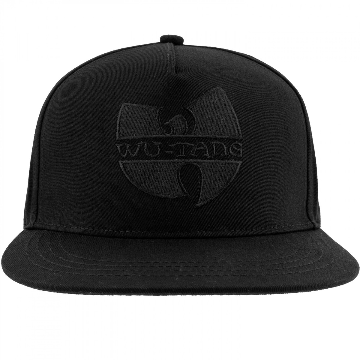 Wu-Tang Black on Black Embroidered Logo Snapback Hat Black | eBay