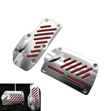 Car Foot Pedal Pads, Brake and Accelerator Pedal Cover Sets, Non-slip 2 PCS Red