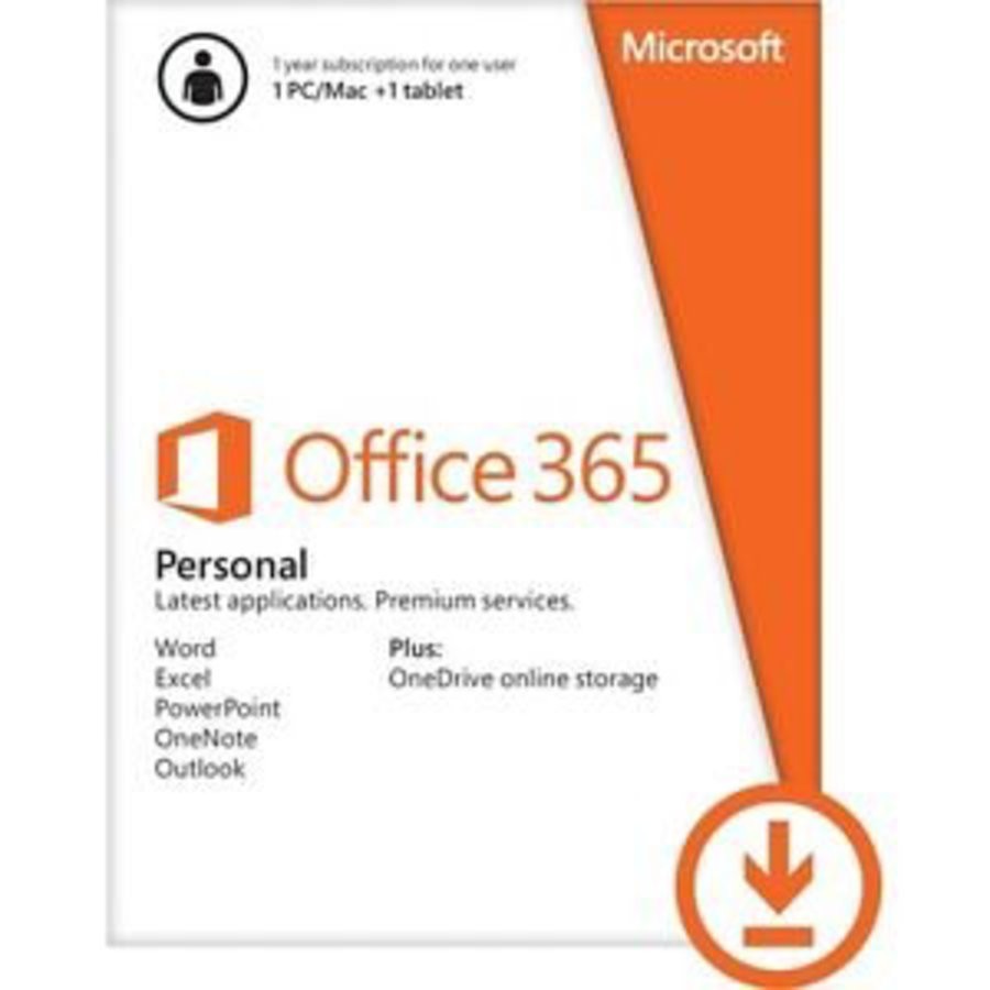 Microsoft Office 365 Personal (License & Software Assurance) (1 PC 
