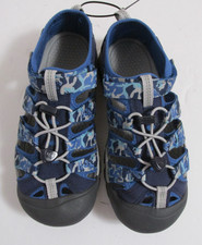 New KEEN Youth Big Kids Newport H2 Sandals Blue Camo Size 5