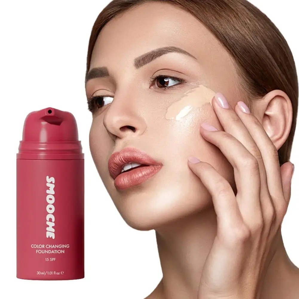 Smooche Foundation Korean, Smooche Color Changing Foundation, For