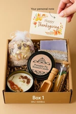 🎃 Halloween Basket for Her – Fall Vibes Cozy Gift Box, Thanksgiving Spa Set
