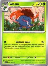 Gloom 002/094 Common Phantasmal Flames Pokemon NM