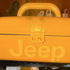 Jeep WPSS-1A Water Resistant Portable Stereo CD AM/FM Cassette Yellow