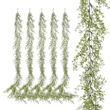 Artificial Greenery Garland, 6 Pack, 5.57ft 039-6 Pack