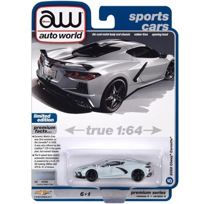 Auto World Maßstab 1:64 Premium Release ''2022 Chevy Corvette (Ceramic Matrix 