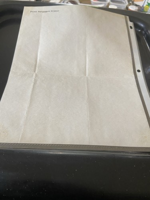 #ad Vintage Piece of Blank Letterhead Stationary cir 1900 $6.50