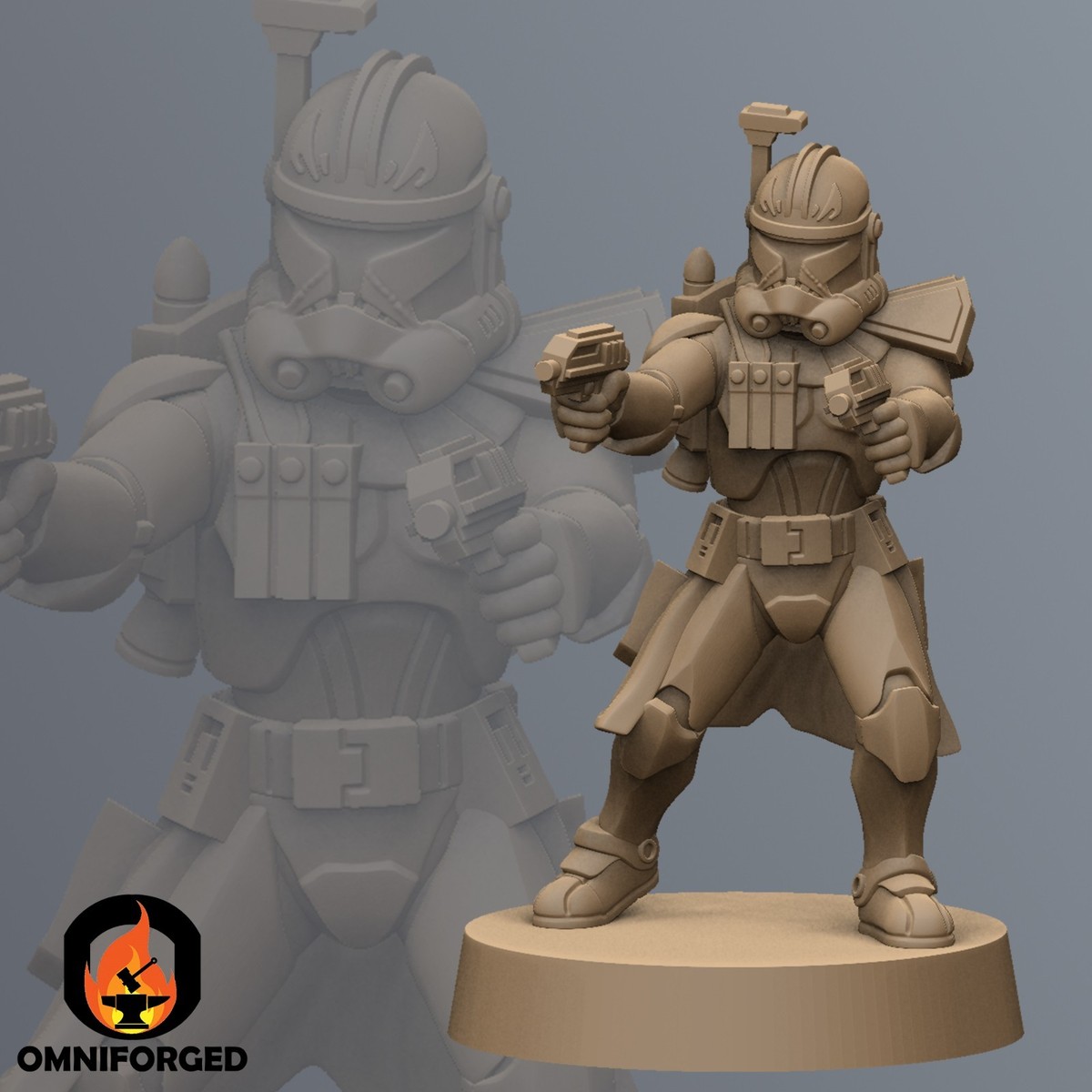 Han E Luke Stormtroopers - Star Wars Legion 35mm Miniatura Proxy Per