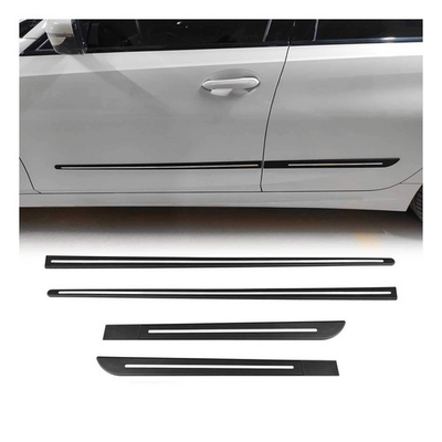 #ad Side Door Protector Black and S.Steel Trim Cover Accessory Car SUV Trucks $89.99