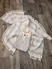 Boho Fox Crib dust Ruffle/Fringed  Diaper/clothes/laundry hanging bag, Levtex