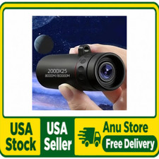 2025 2000X25 HD Monocular Telescope, Compact Portable for Travel, Hiking