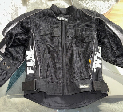 FLM Polo Air Mesh Motorradjacke Damen XS inkl. Membran & Protektoren   wie neu
