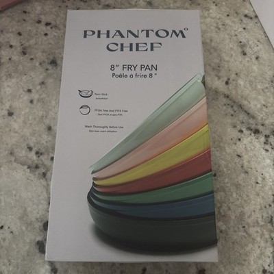 PHANTOM CHEF Dark Blue 8  FRY PAN Non-Stick  PFOA & PTFE Free NEW in BOX
