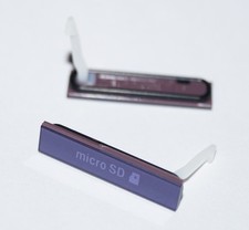 Sony Xperia Z LT36 C6602 C6603 C6606 C6616 Micro SD Ranura Cubierta Púrpura