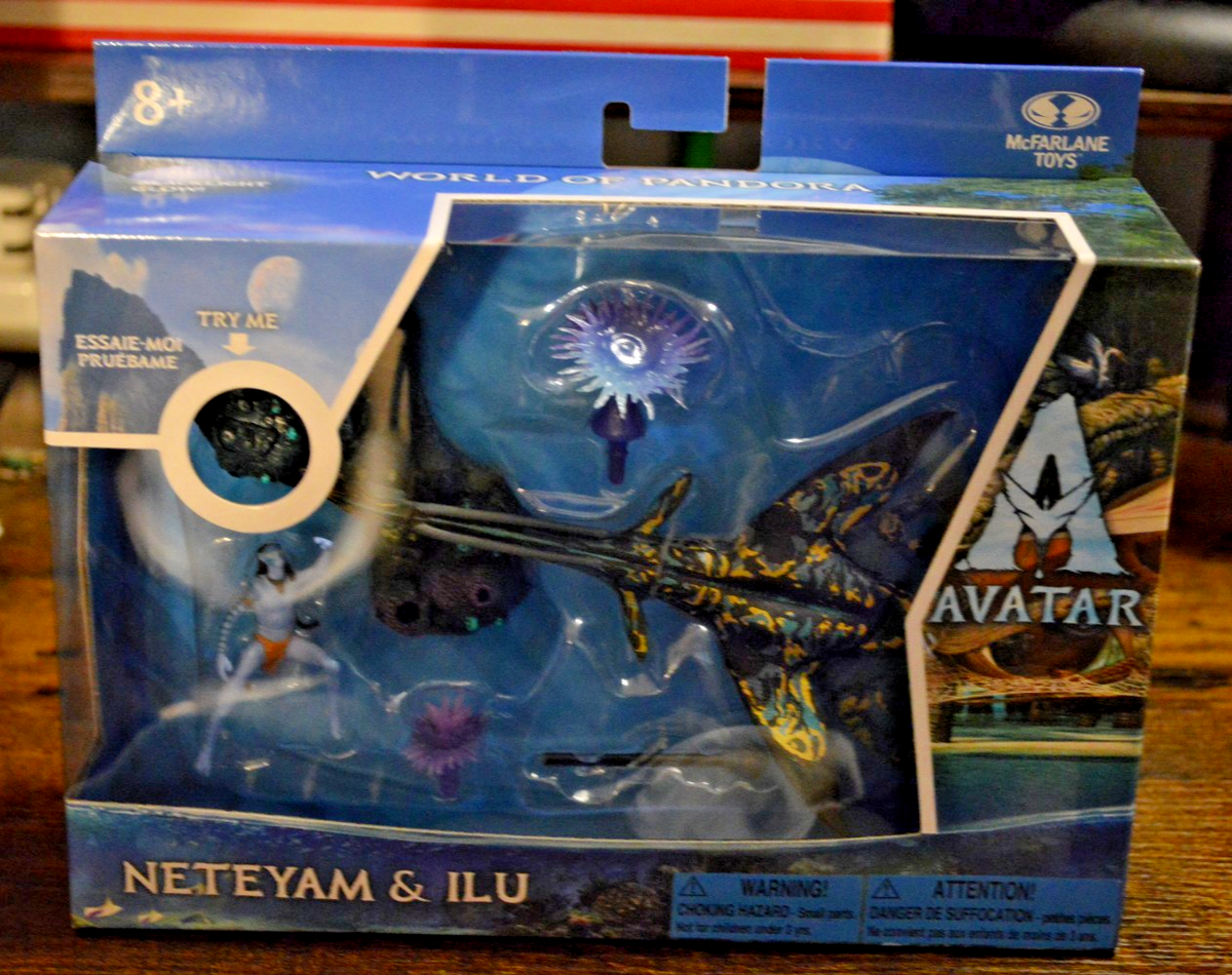 Neteyam & Ilu Avatar: The Way of Water World of Pandora Figure | eBay