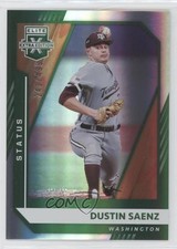 2021 Panini Elite Extra Edition Status Green 241/499 Dustin Saenz #112 0dz7