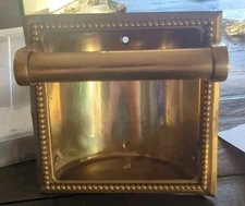 P.E. Guerin Luxury Recessed Soap Holder And Grab Bar