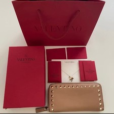 VALENTINO Lovely Nude Beige Long Wallet