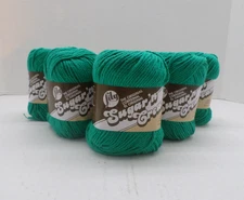 Sugar 'n Cream Cotton Yarn      Lot of 6      Mod Green