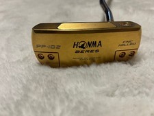 HONMA BERES PP-102 Putter 34" RH Gold CNC Milled Sakata Made in Japan