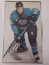 Jonathan Cheechoo Signed 4
