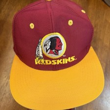 Vintage Washington Redskins Hat SnapBack One Size Deadstock Eastport Plain Logo