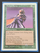 MTG Radjan Spirit -MTG Core Set 5th Edition-Uncommon-Regular-LP
