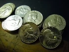 16 Franklins  4 walking liberty 20 Coins * $10 Face Value * Very Nice