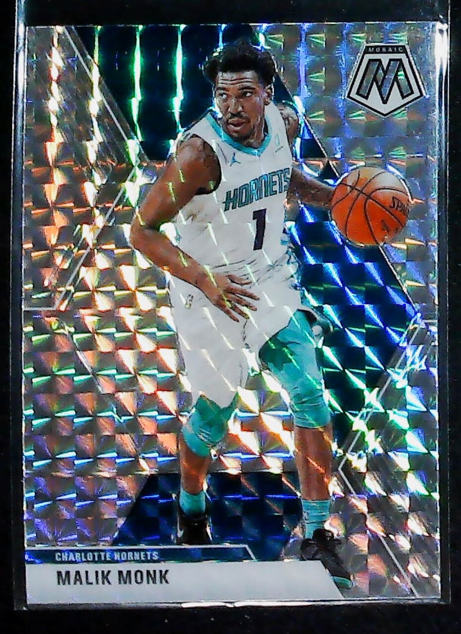 2019-20 Panini Mosaic Malik Monk Prizm #112 Charlotte Hornets