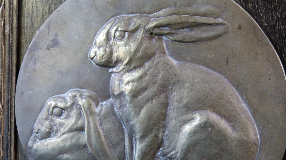 Grand bas relief en bronze signé CARTIER - Photo 3/4