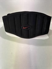Nike Cross Training Belt Mens Weight Lifting Buckle Hook Loop Black