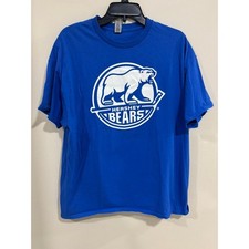 Hershey Bears Hockey T Shirt XL Blue Graphic Logo AHL Fan Tee Heavy Cotton