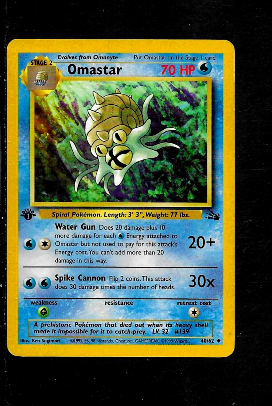 Omastar- # 40/62  - 70HP - Stage 2 - 1st Edition -1999 - NM