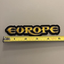 Europe (Embroidered Iron on patch) Punk/Rock/Metal Band/Music / Art
