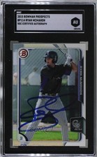 SGC Authentic 2015 Bowman Prospects Ryan McMahon #BP114 Authentic Auto 3c7