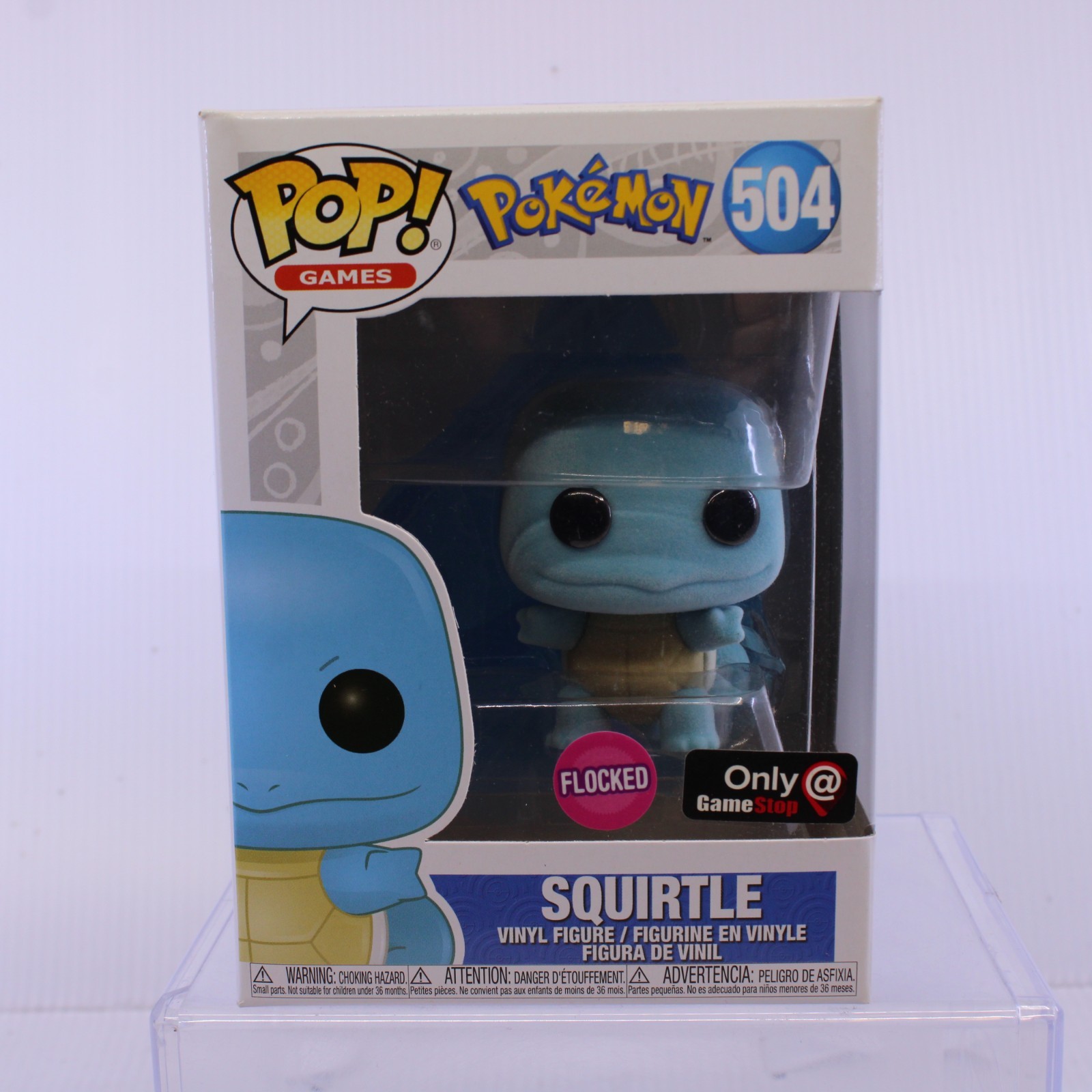 G3 Funko Pop Games Pokemon Squirtle Gamestop Exclusive Vinyl Figure 504