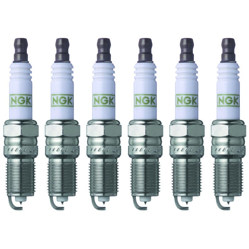 NGK Spark Plug 3186 6-PACK G-Power TR5GP 14mm Copper Core Platinum, HR 5